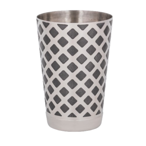 Etched Bar Shaker WB 18 oz - Lattice