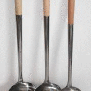 Wok Ladle w/ Wooden Hdl 18"