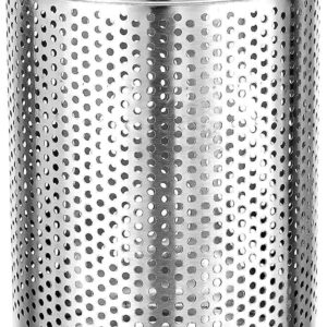 Open Top Perforated Trash Bin 10x14"